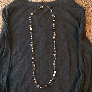 Pearl and bead necklace